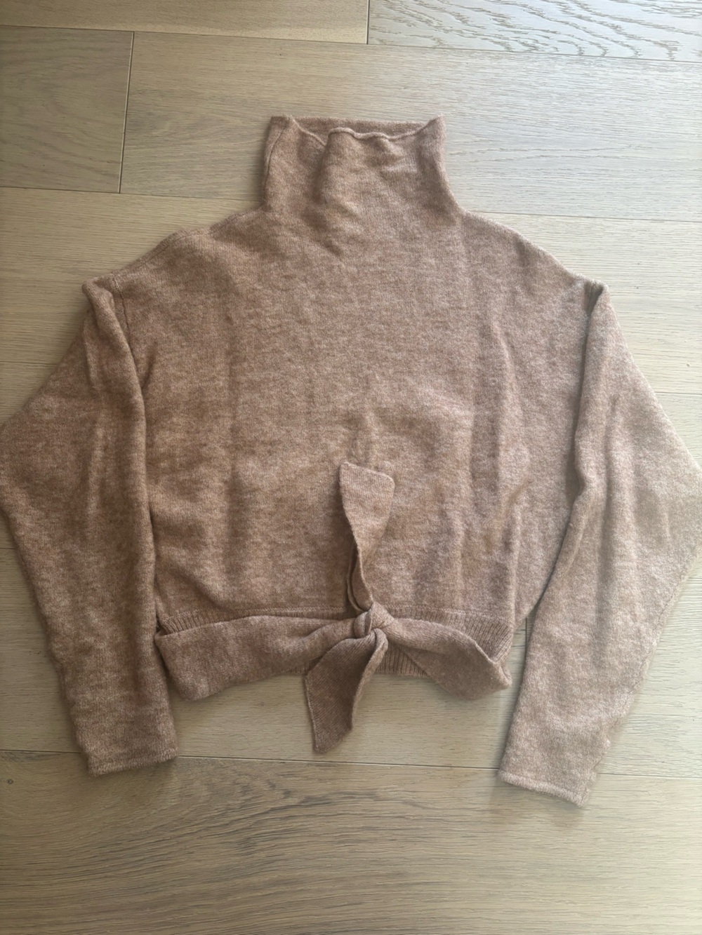 Wilfred Lorin Tie-Waist Sweater - Taupe